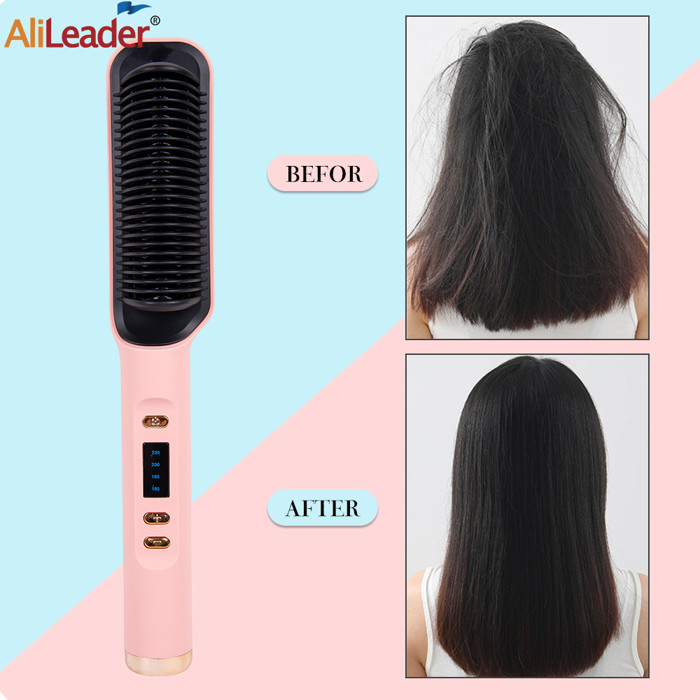 3In1 Hot Air Comb Straightenin - Aerith Cosplay Prop ulasan dan harga