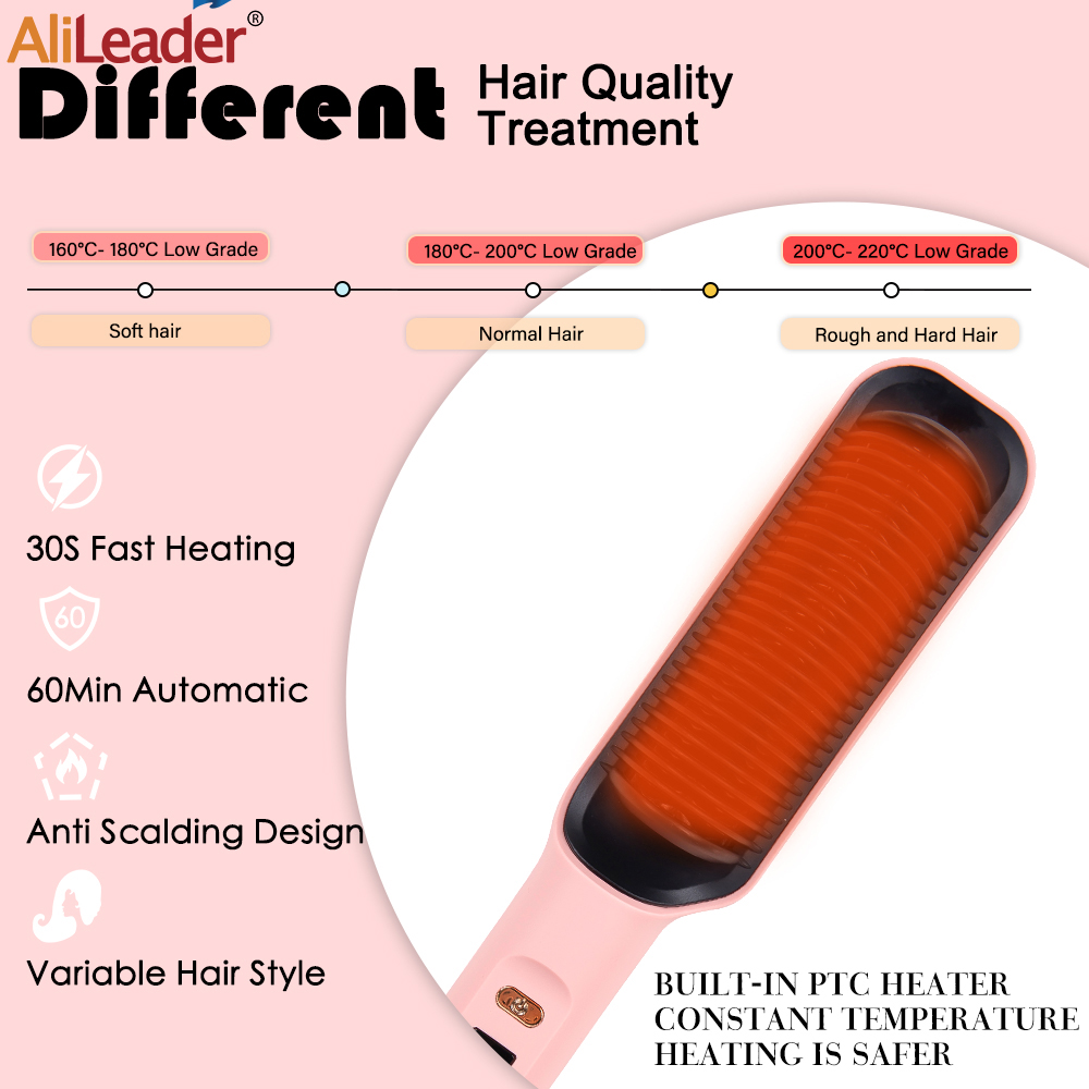 3In1 Hot Air Comb Straightenin - Aerith Cosplay Prop ulasan dan harga