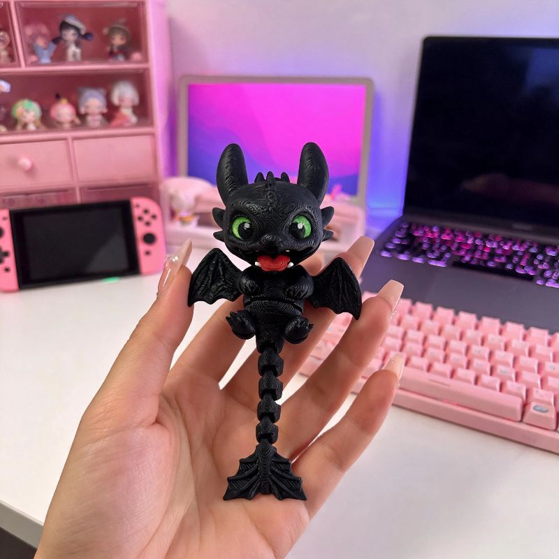 3D Printed Articulated Dragon  - Cosplay Prop 3D Print ulasan dan harga