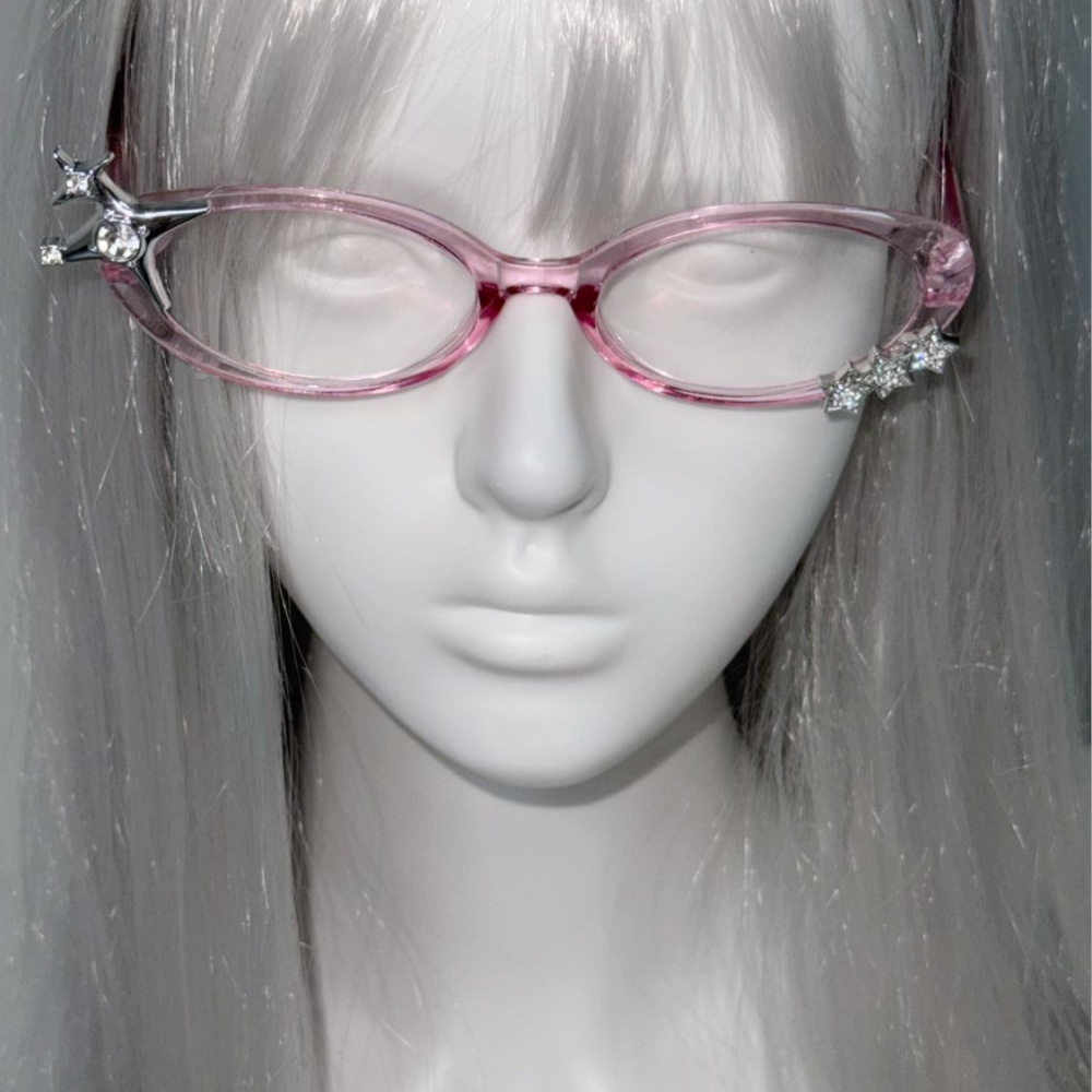 Y2K Star Rhinestone Cat Eye De - Cosplay Floating Prop ulasan dan harga