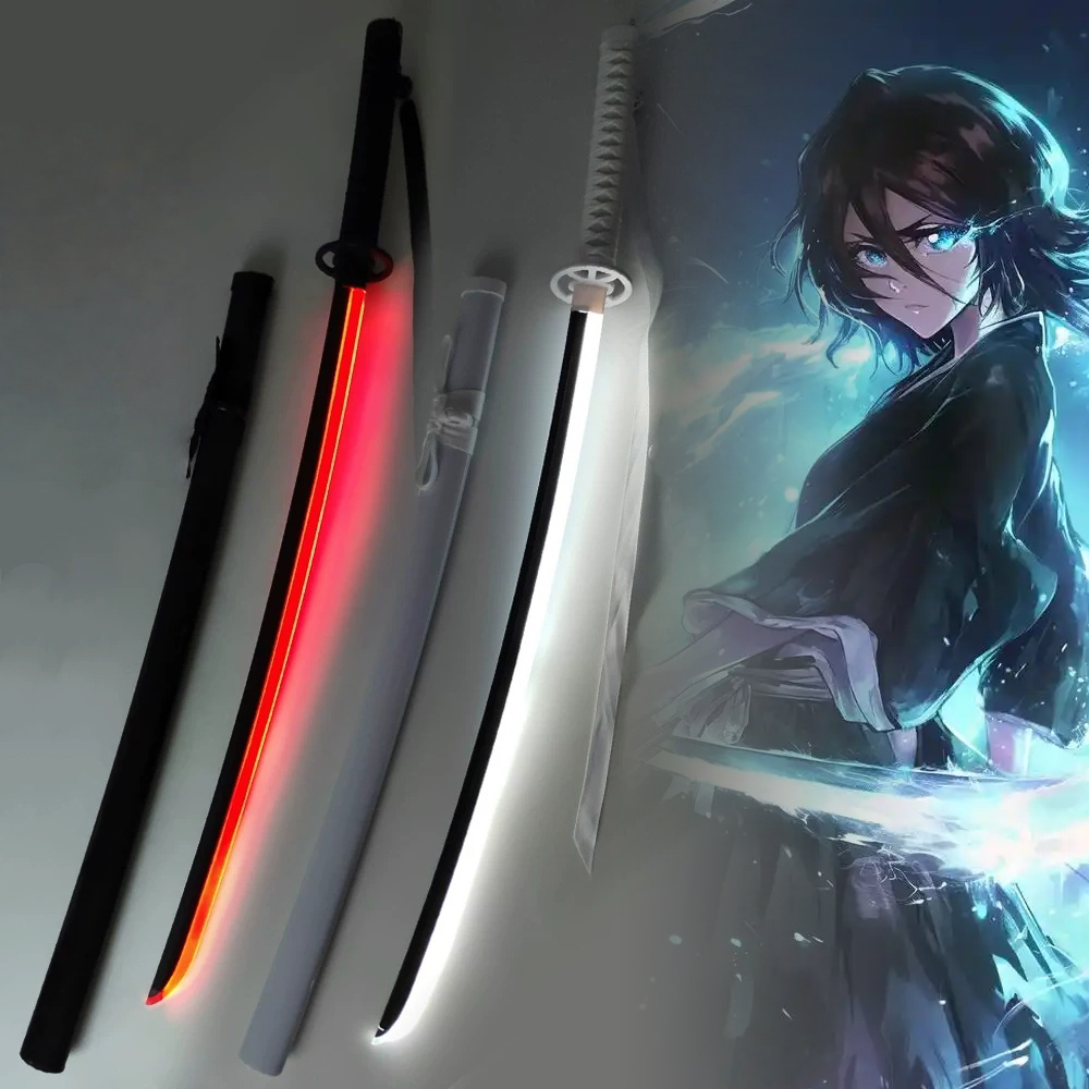 40inch Glow Bleach Katana Led  - Cosplay Prop Katana ulasan dan harga