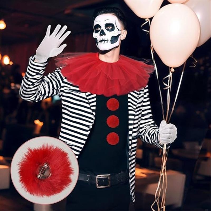 5Pcs/Set Halloween Clown Costu - Cosplay Prop Kit ulasan dan harga