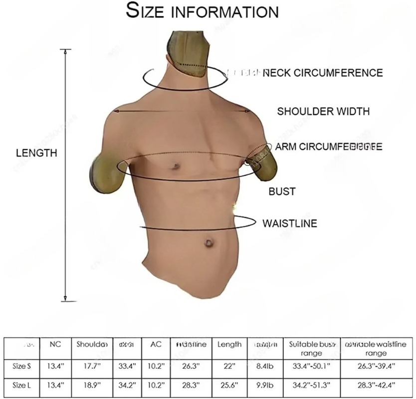 Realistic Fake Muscle Silicone - Cosplay Floating Prop ulasan dan harga