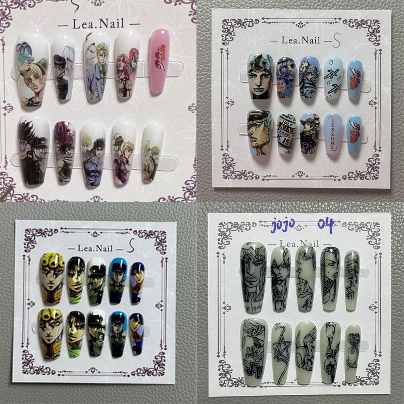 JOJO Nail Art Student Anime Ca - Cosplay Fire Prop ulasan dan harga