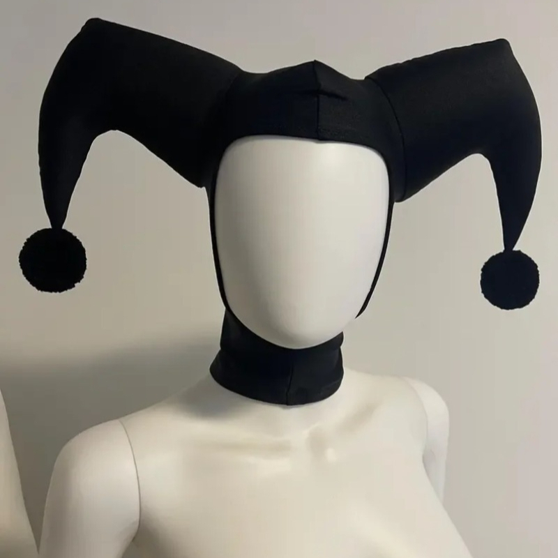 QQ Jester Cosplay Black/Red Ha - Briar Cosplay Prop ulasan dan harga
