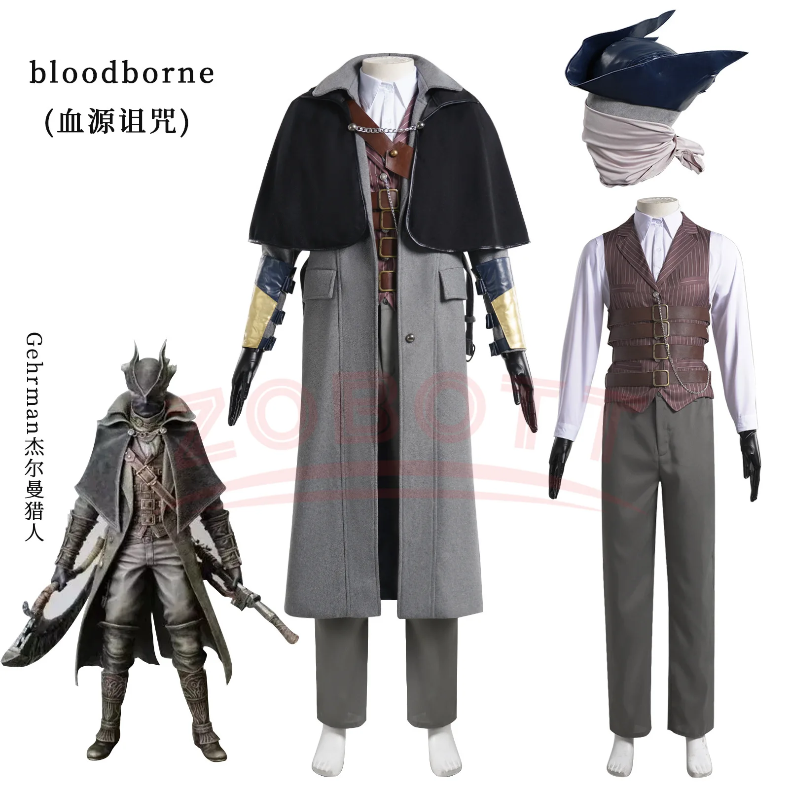 Anime Game Bloodborne Gehrman  - Bloodborne Cosplay Prop ulasan dan harga