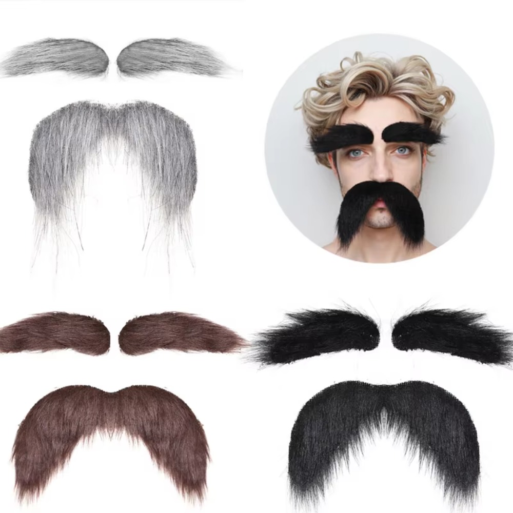 Funny Self-Adhesive Fake Beard - Cosplay Prop Kit ulasan dan harga