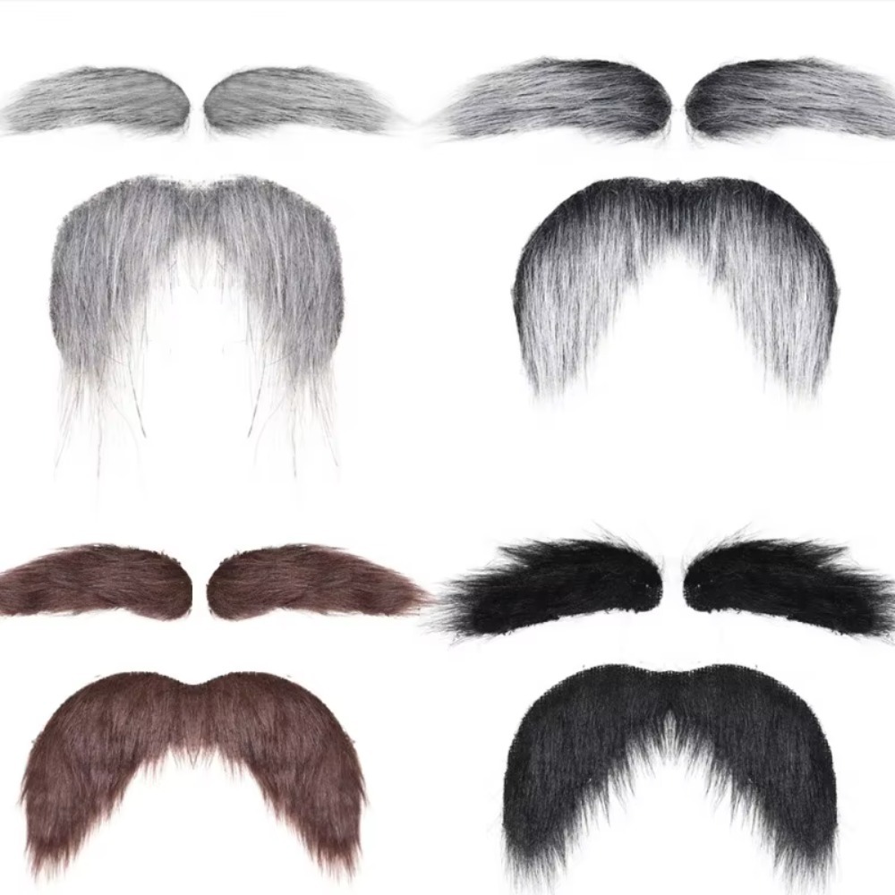 Funny Self-Adhesive Fake Beard - Cosplay Prop Kit ulasan dan harga