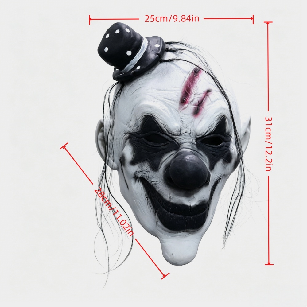 Evil Clown Mask Horror Demon F - Briar Cosplay Prop ulasan dan harga