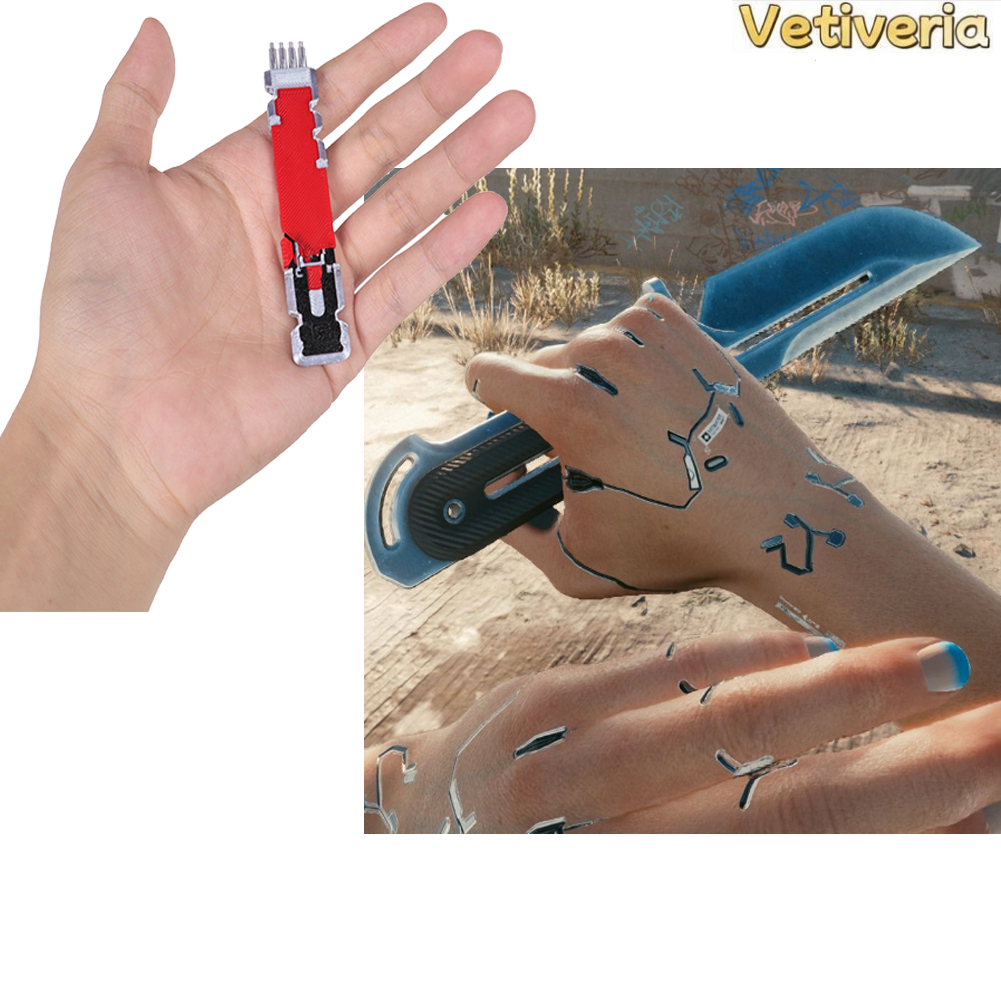 Adult Game 2077 V Chip Props C - Cosplay Prop Knife ulasan dan harga